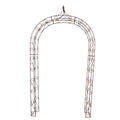 Rosenbogen massiv rund Rost mit Spitze
