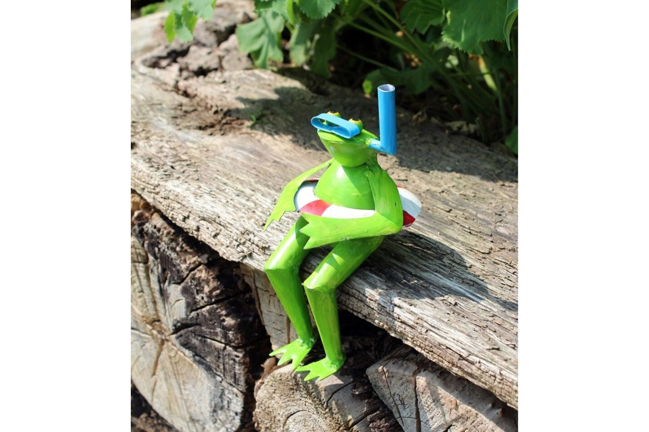 Gartenfigur Frosch Taucher