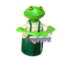 Zaunhocker Frosch mit Rechen