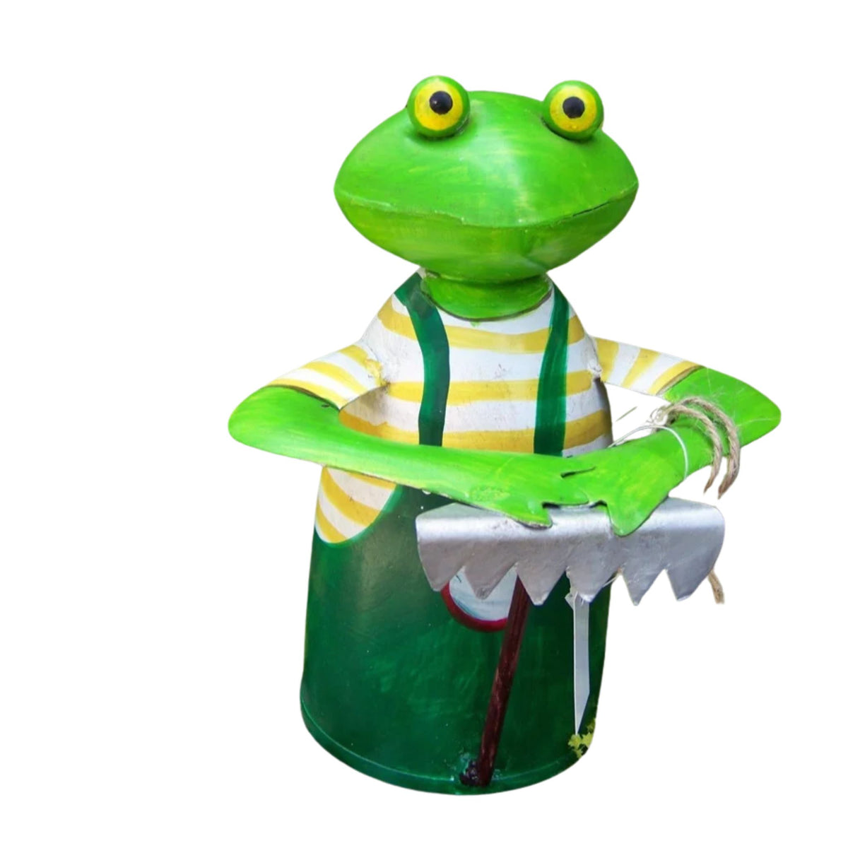 Zaunhocker Frosch mit Rechen