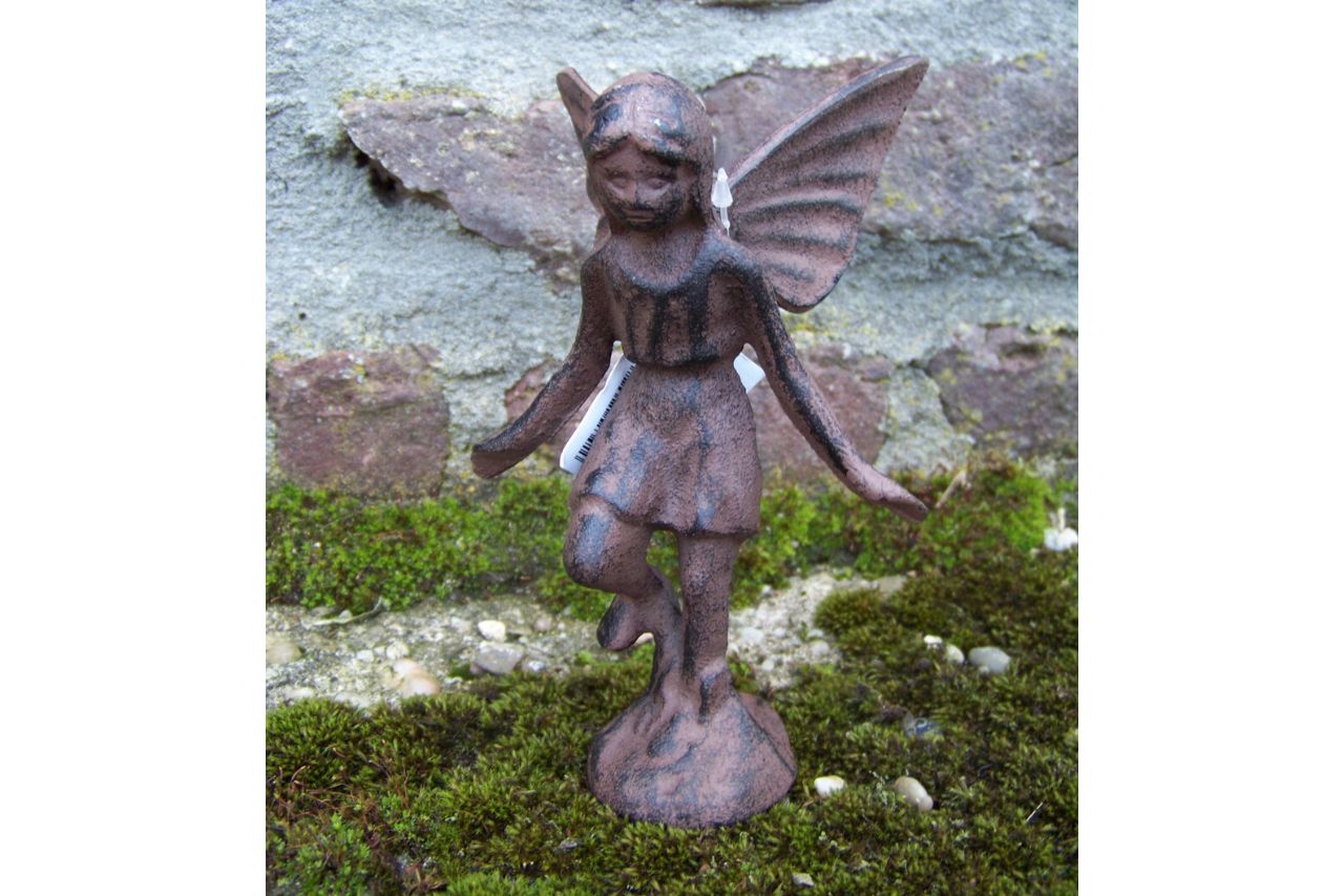 Gartenfigur Elfe Gusseisen II