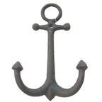 Wandhaken Anker braun groß