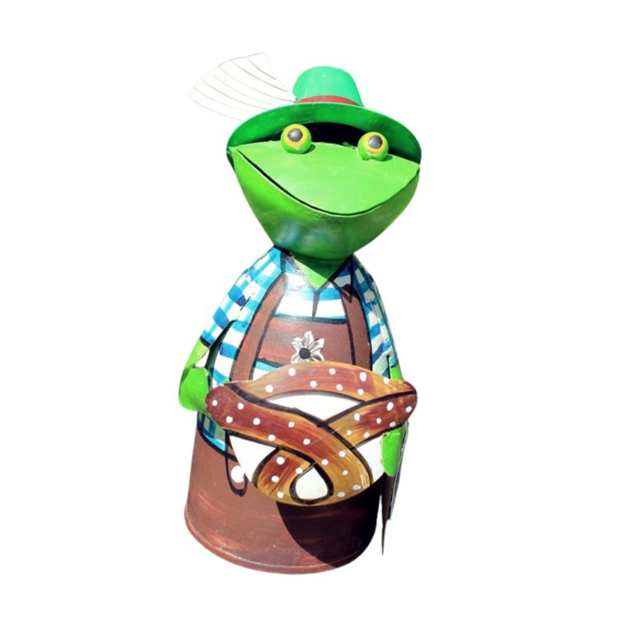 Zaunhocker Frosch Brezel Sepp