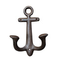 Wandhaken Anker antikbraun XL