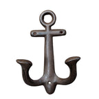 Wandhaken Anker antikbraun XL