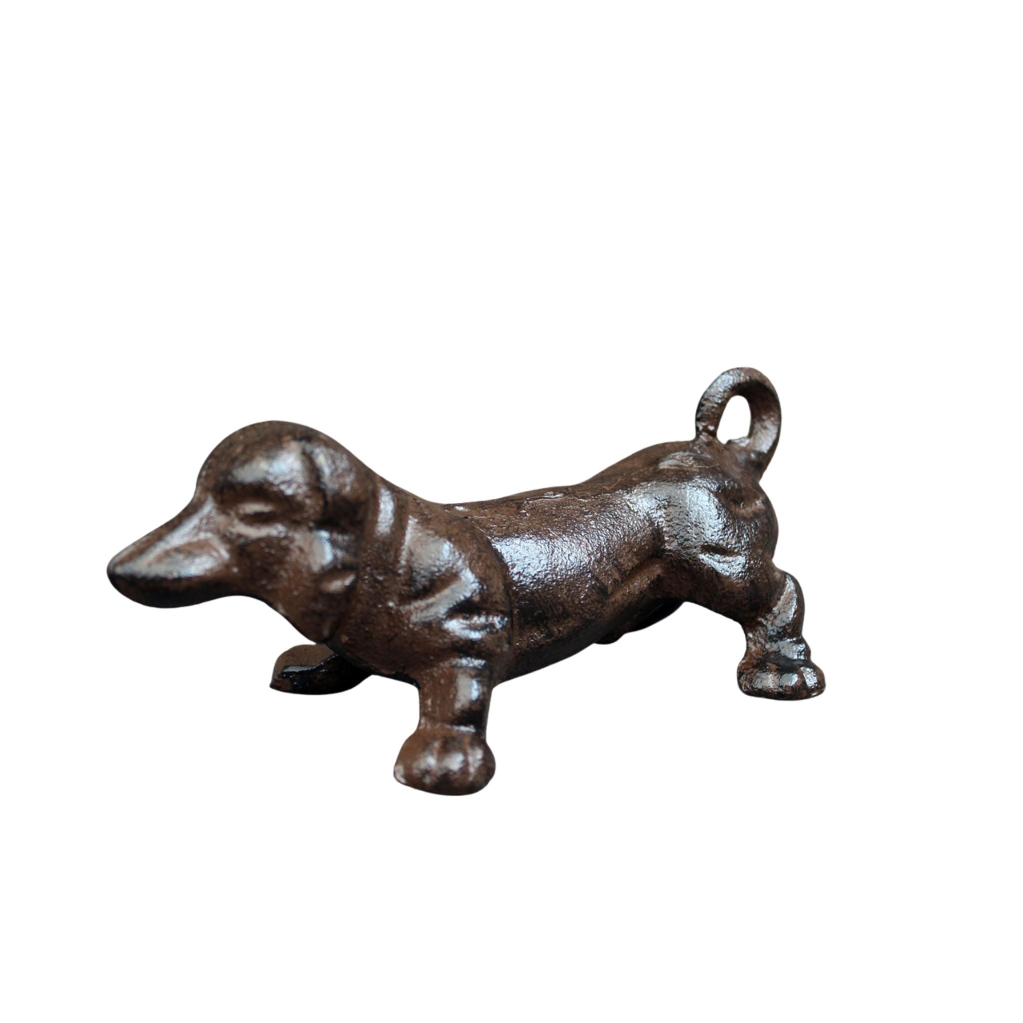 Dekofigur Dackel Gusseisen