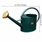 Gießkanne Metall Klassisch Dunkelgrün ca. 7,5 L