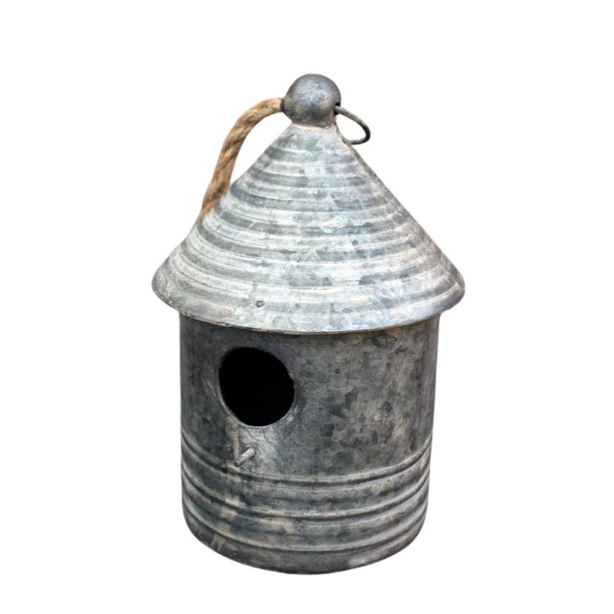 Zink Vogelhaus rund II