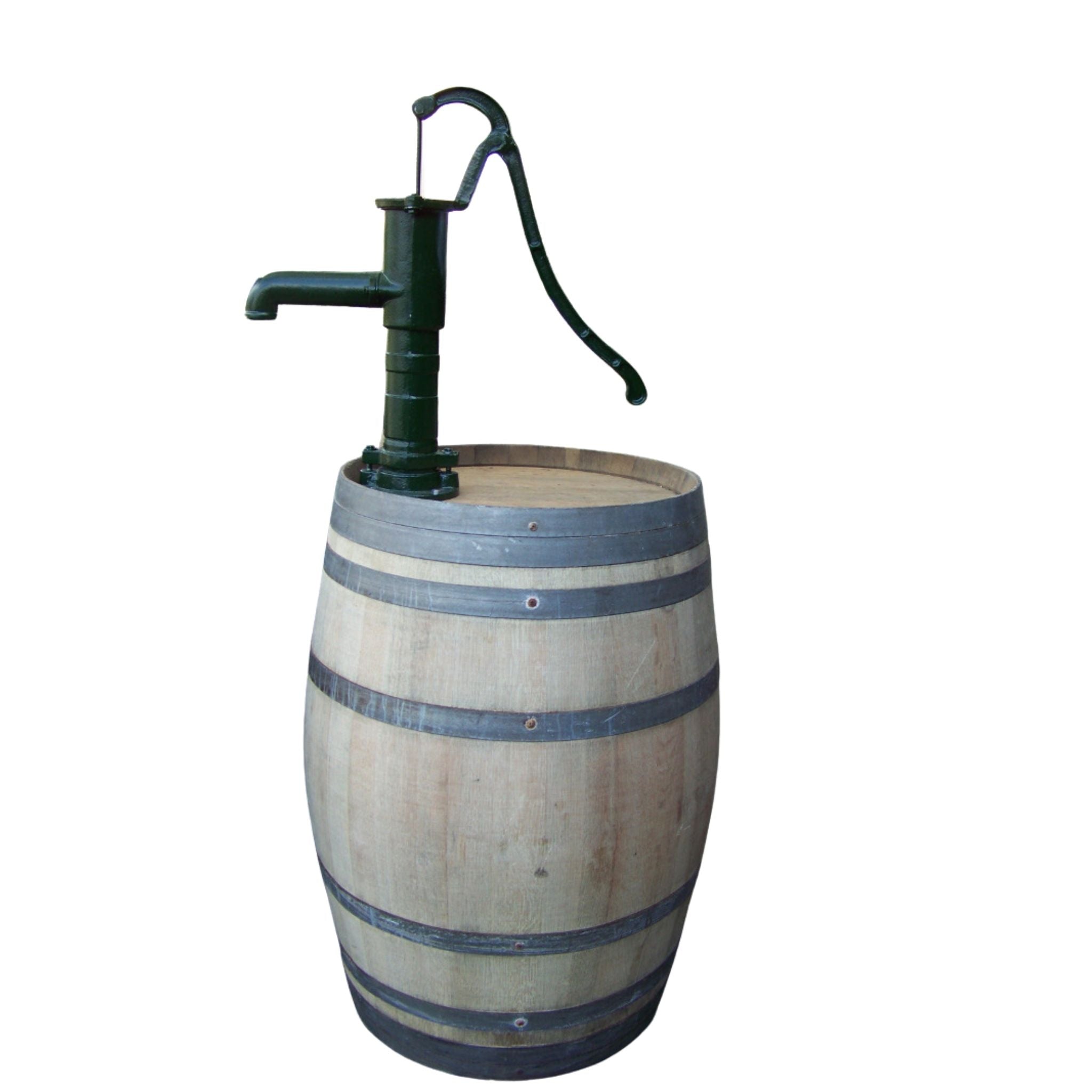 Weinfass natur 225 ltr mit Schwengelpumpe