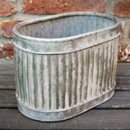 Pflanzschale gerillt L27cm