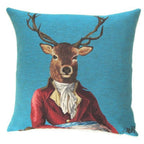 Gobelin Kissen Fabfunky Hirsch Dekokissen Sofa