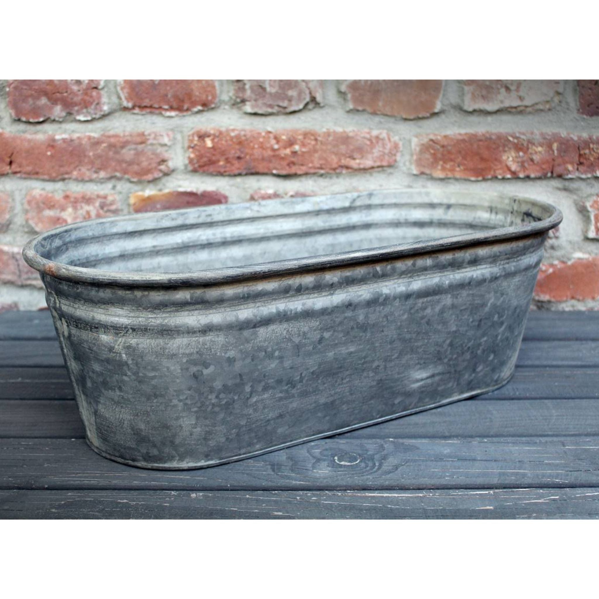 Blumenkasten Zink groß L51cm