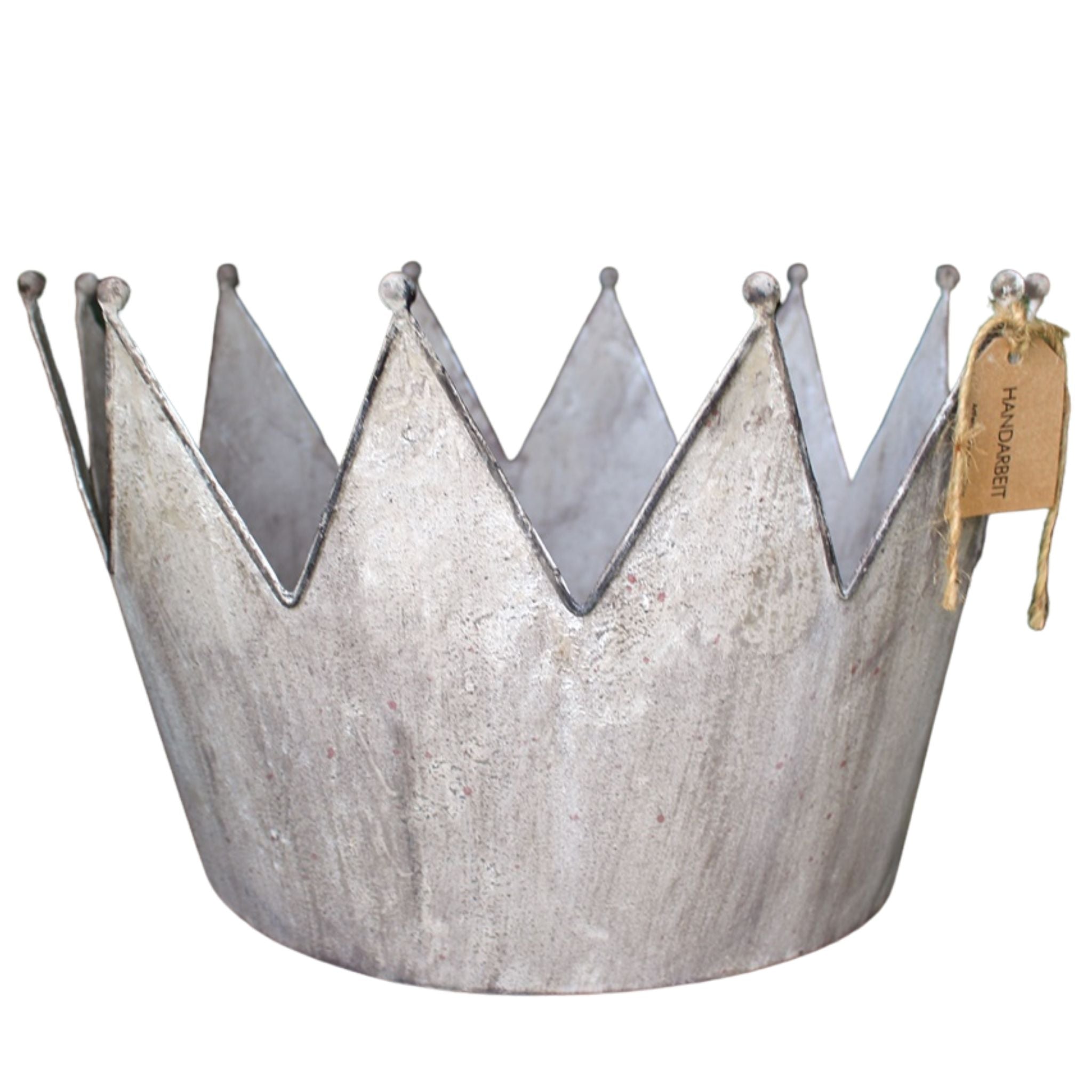 Krone Zinkoptik Übertopf D38cm