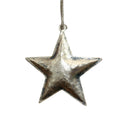 Metallstern gold Shabby Chic zum Aufhängen 12 cm