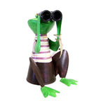 Zaunhocker  Frosch mit Fernglas