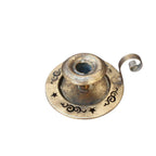 Kerzenhalter Kammerleuchter Antikgold Nostalgie 15cm