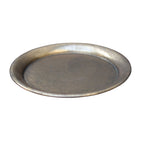 Kerzenteller goldfarben Untersetzer Kerzenhalter Antikstil D12,5cm