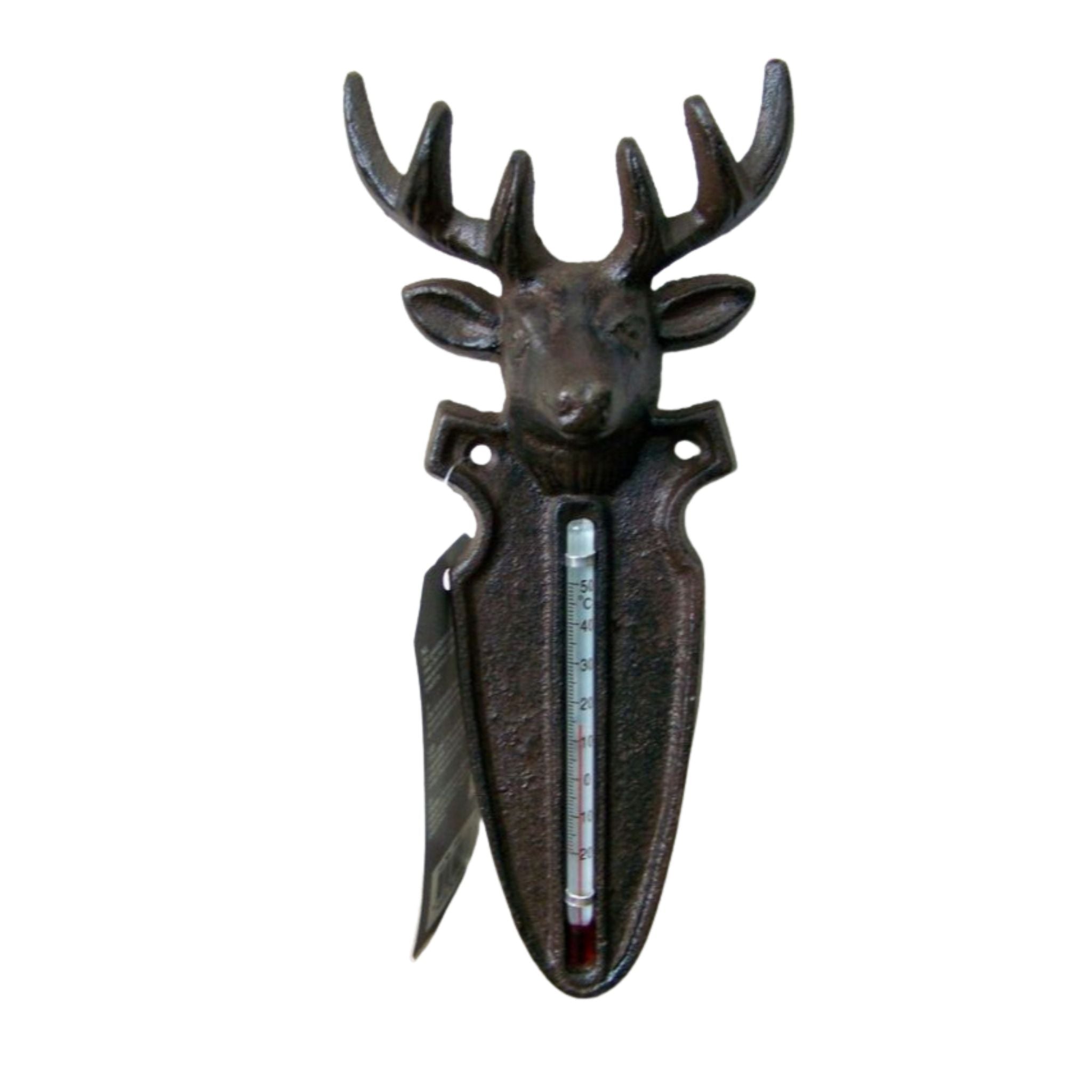 Garten Thermometer Hirsch Gusseisen