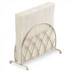 Serviettenhalter Shabby Chic Weiß aus Metall