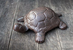 Gartenfigur Schildkröte Gusseisen