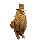 Gartenfigur Herr Eule Rost