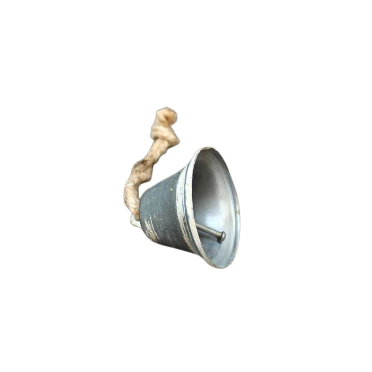 Mini Zinkglocke zum Aufhängen Shabby Chic 5 cm