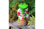 Zaunhocker Frosch mit Rettungsring