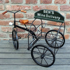 Nostalgie Weinhalter Fahrrad Weinlagerung