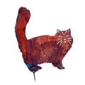 Gartenstecker Edelrost Dicker Kater
