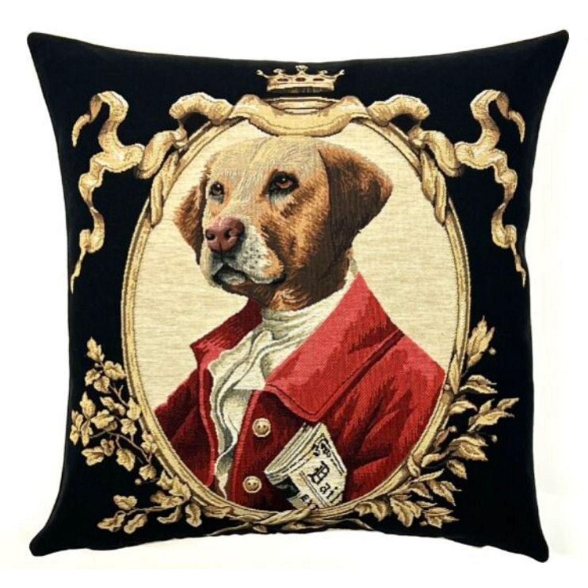 Gobelin Kissen Graf Labrador Landhaus 45x45cm