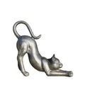 Dekofigur Katzen strecken Tierfigur Katzenfigur