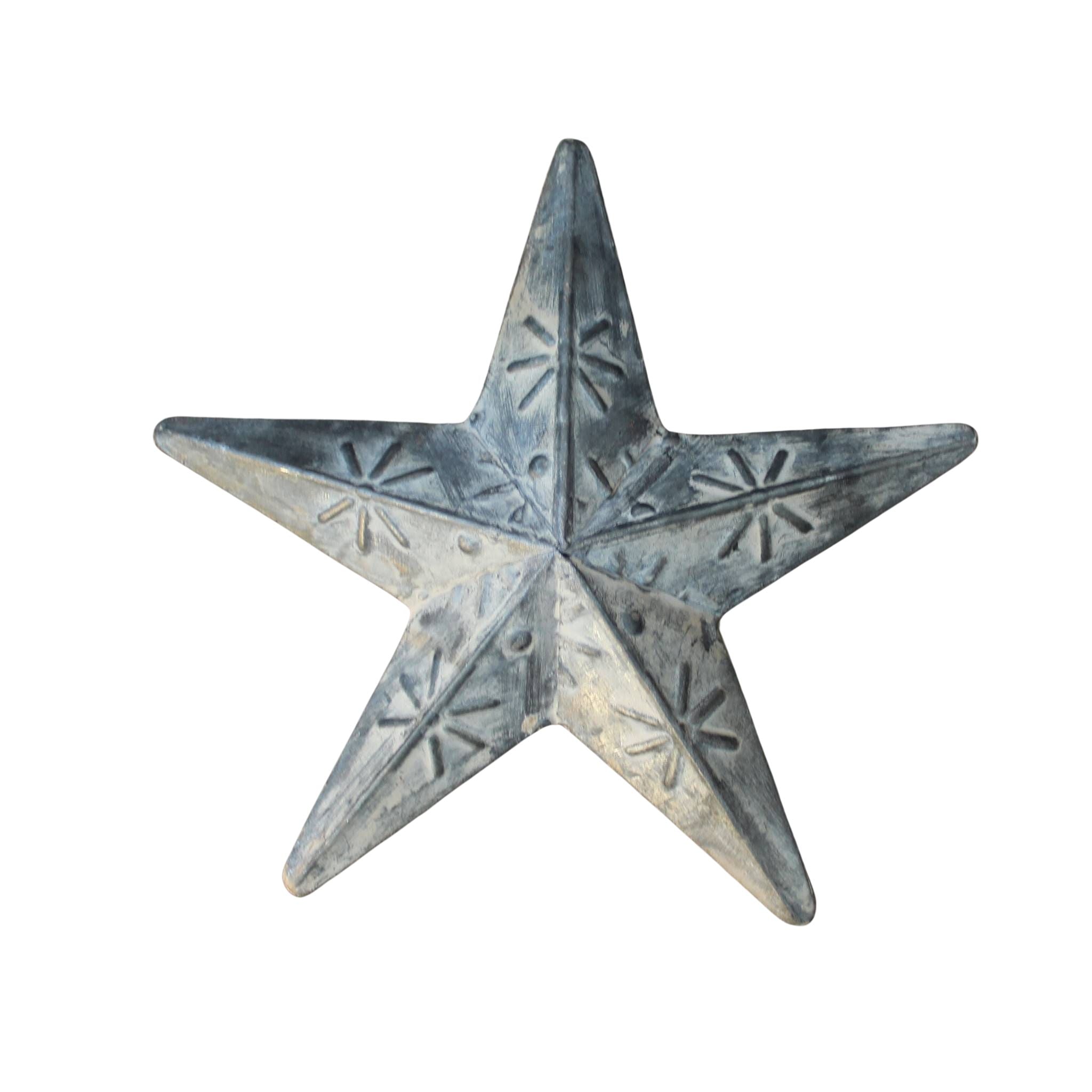 Wanddeko Stern Metall Zinkoptik Vintage D20cm