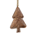 Deko Tannenbaum Rost zum Aufhängen 20 cm