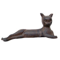 Gartenfigur Katze liegend