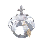 Deko Krone Metall Shabby Look Gartenkrone 24cm