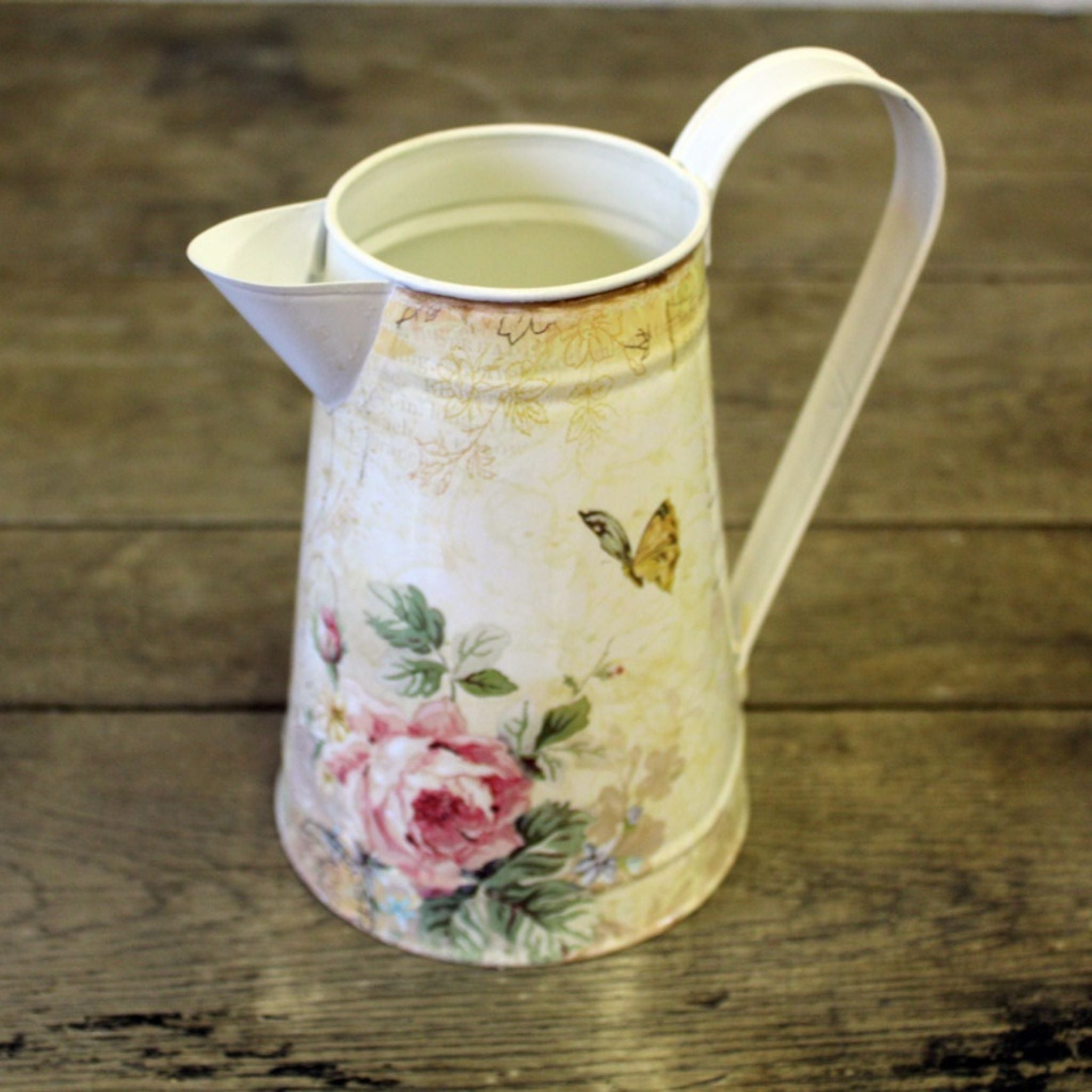 Deko Kanne Vintage Stil Vase für Trockenblumen