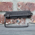 Toilettenpapierhalter antikbraun Gusseisen Landhausstil