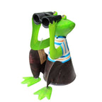 Zaunhocker Frosch mit Fernglas II