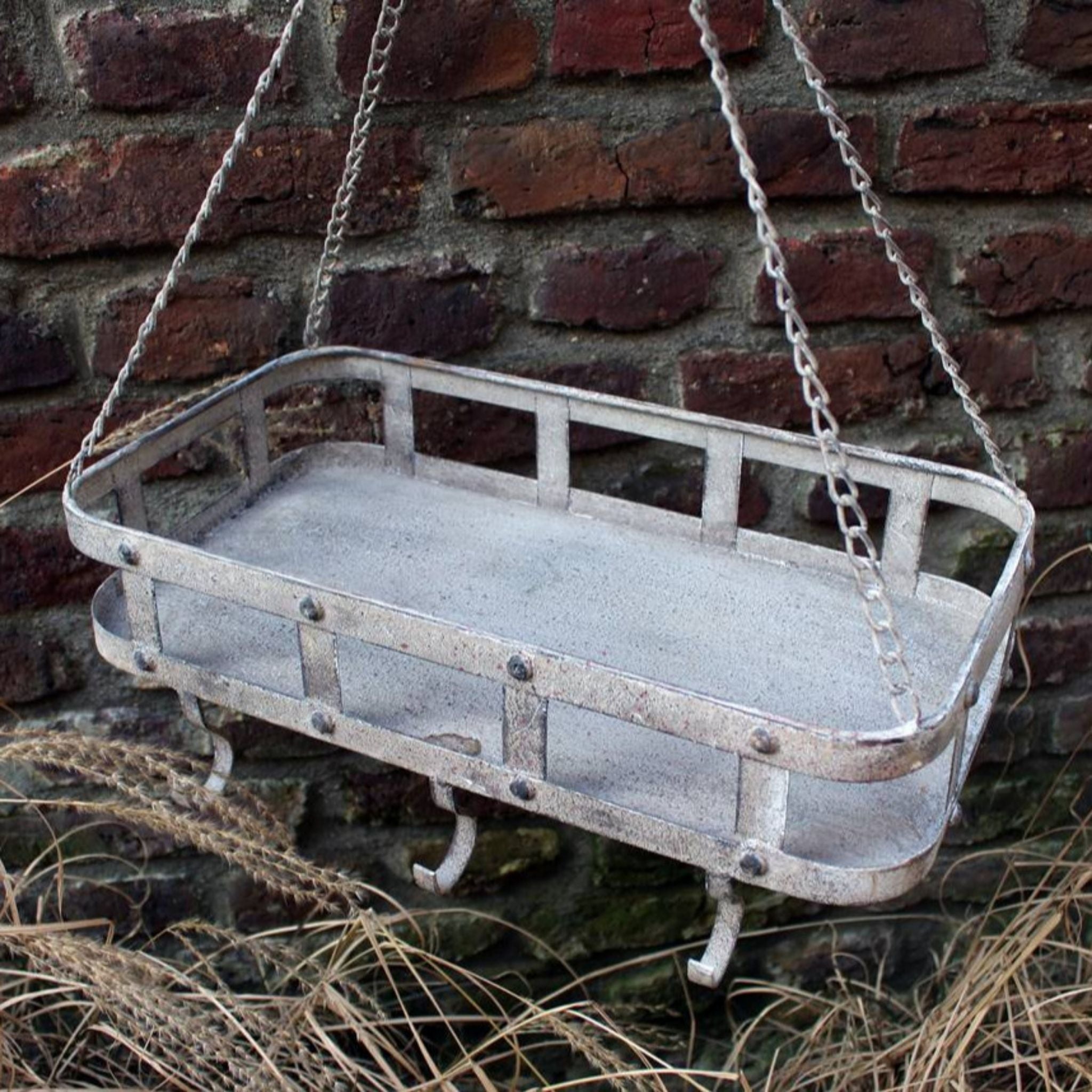 Vintage Küchenkrone Shabby Grau 42 cm