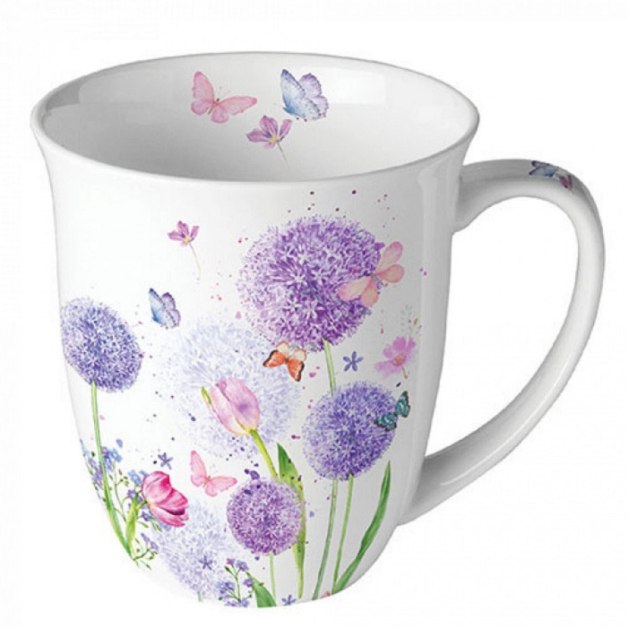Porzellan Tasse Blumen Schönheit Landhaus 0,4L