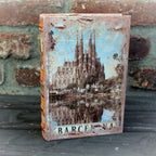 Nostalgie Buchversteck Barcelona Buchsafe Aufbewahrung Spanien Buchtresor Shabby