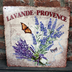 Shabby Blechschild Lavendel Provence II