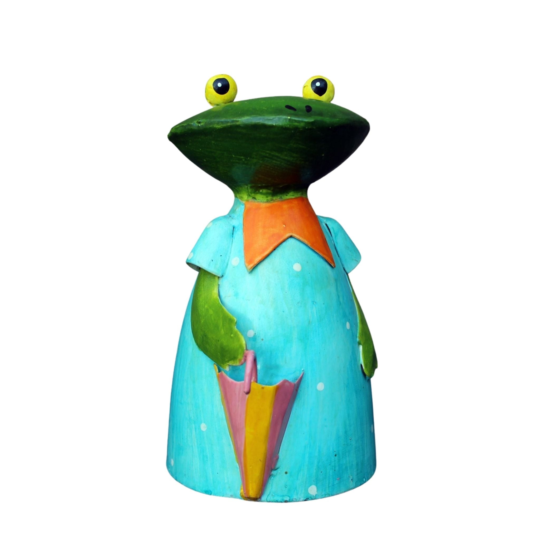 Zaunhocker Frau Frosch Schirm