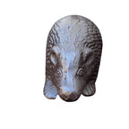 Gusseisen Igel Gartenfigur Antikbraun Landhausstil 13cm