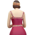 Kantenhocker Dekofigur Badefrau Retro Pin-up 31 cm