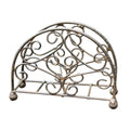 Serviettenhalter Rund Antikbraun Landhaus-Stil 14cm