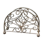 Serviettenhalter Rund Antikbraun Landhaus-Stil 14cm