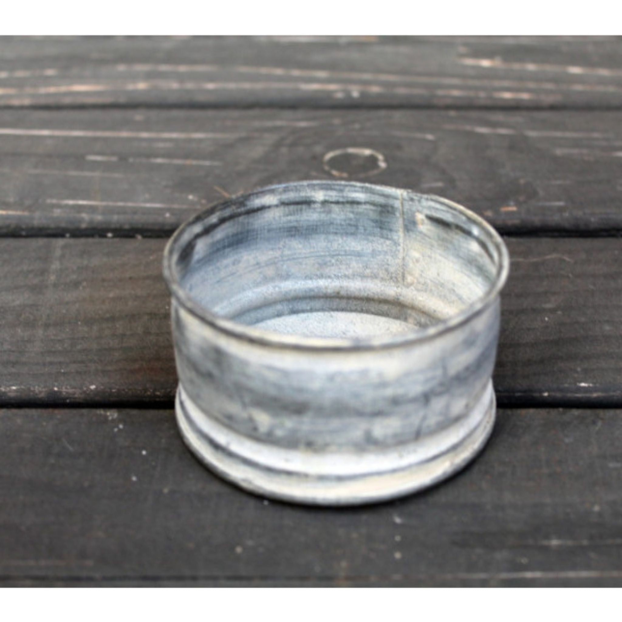 Zink Kerzenhalter Nostalgie Shabby-Stil 7cm