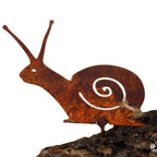 Schnecke Rost Gartenfigur