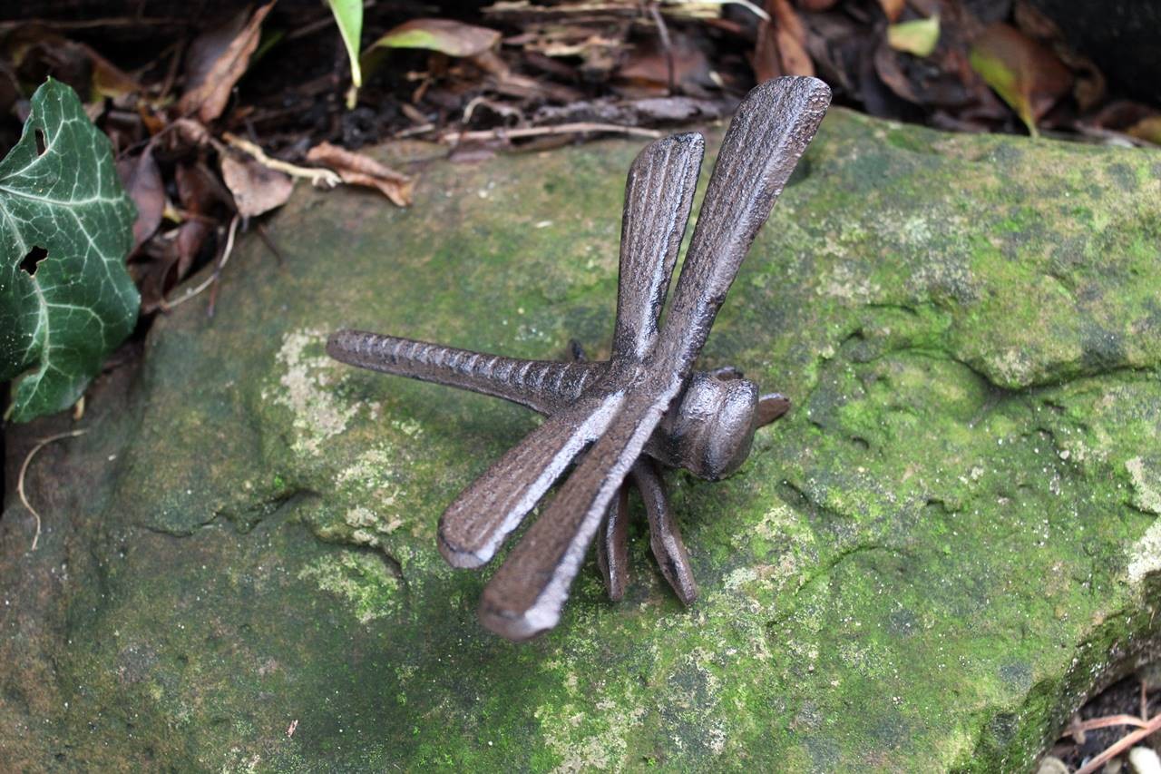 Dekofigur Libelle Gusseisen
